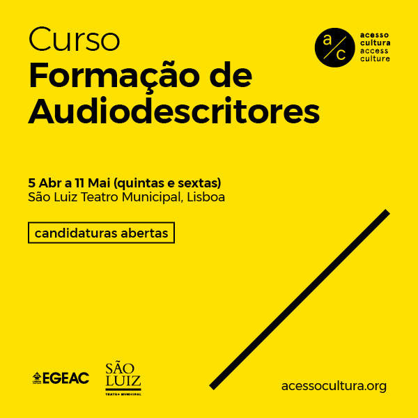 Cartaz da formação