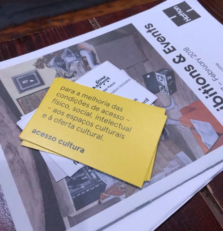 Cartão de visita da Acesso Cultura